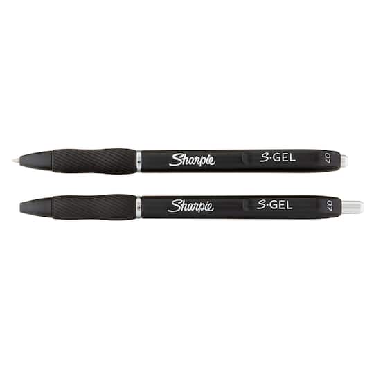 Sharpie® S-Gel™ Black Pens, 2ct.